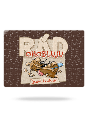 Jsem truhlář puzzle White