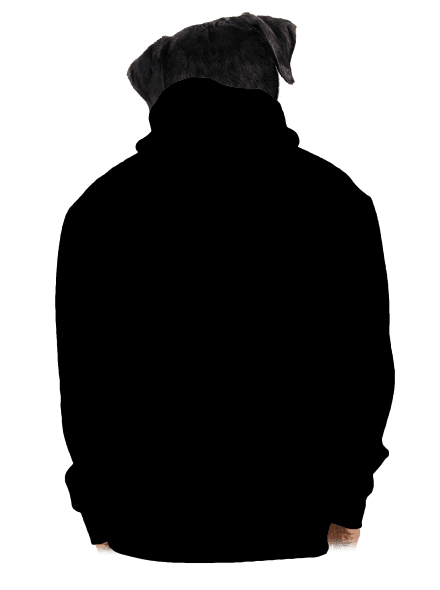 Bez potisku pánská mikina na zip Black