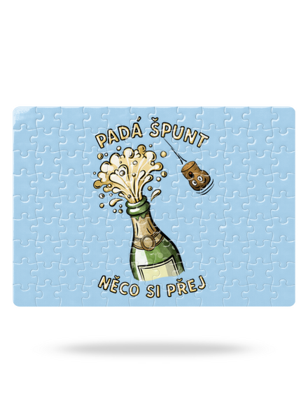 Padá špunt puzzle White