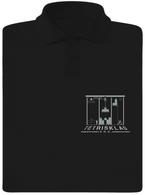 Tetrisklad pánská polokošile Black