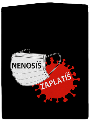 Nenosíš zaplatíš pánská mikina na zip Black