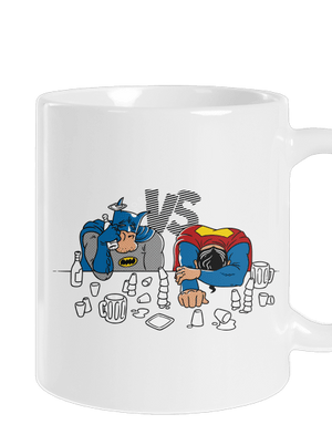 Souboj superhrdinů klasický hrnek White