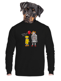unisex mikina bez kapuce