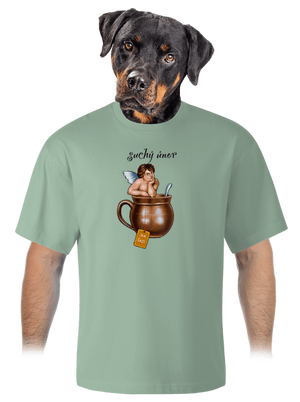 Suchý únor unisex tričko oversized Sage