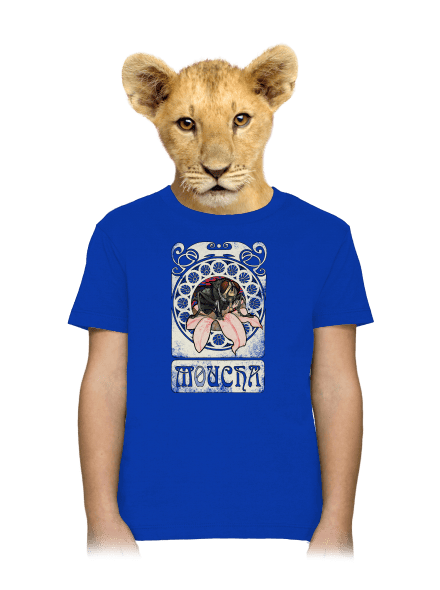 Moucha dětské tričko Royal Blue