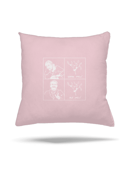 Cimrman: Copak jmelí polštář Light Pink