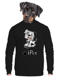 unisex mikina bez kapuce