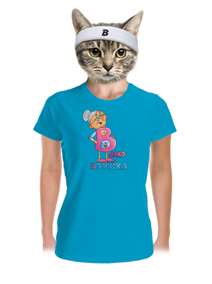 B jako babička dámské sportovní tričko Blue Atol