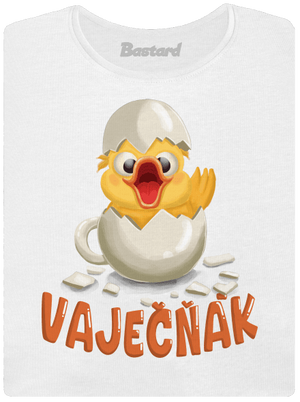 Vaječňák dámské tričko s lemem White