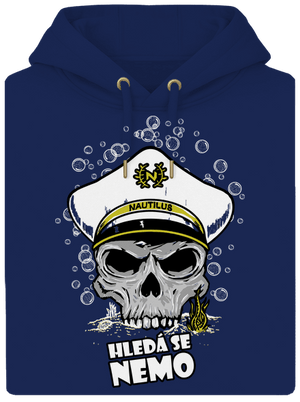 Kapitán Nemo unisex mikina premium Navy