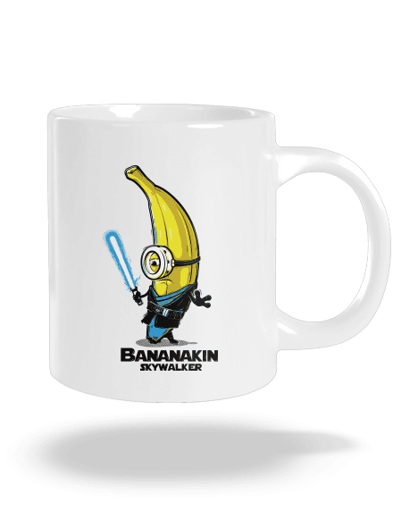 Bananakin Skywalker velký hrnek White