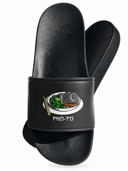 Pho-to pantofle Black