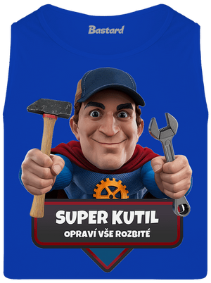 Super táta pánské tílko Royal Blue