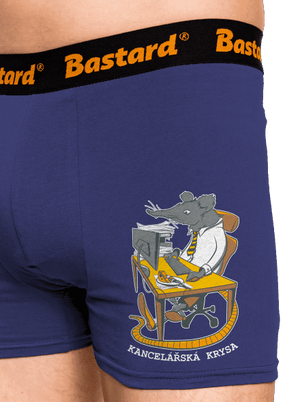 Kancelářská krysa boxerky Blue Navy