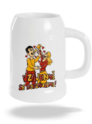 Vzájemně se doplňujeme půllitr White