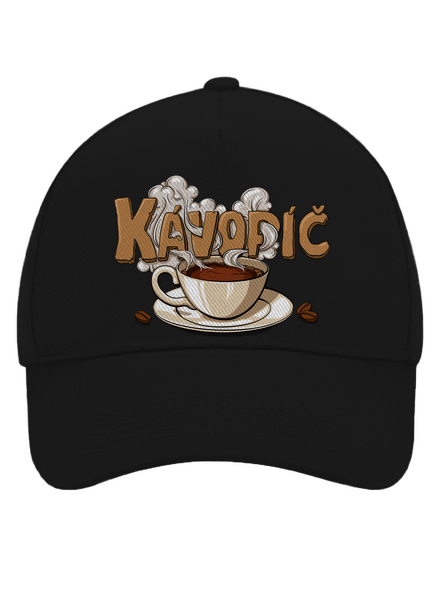Kávopíč kšiltovka baseballka Black