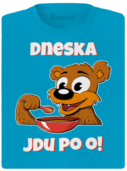 Dneska jdu po o dámské sportovní tričko Blue Atol