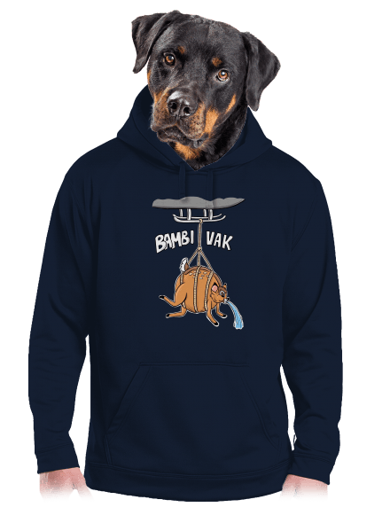 Bambi vak pánská mikina klokanka Navy