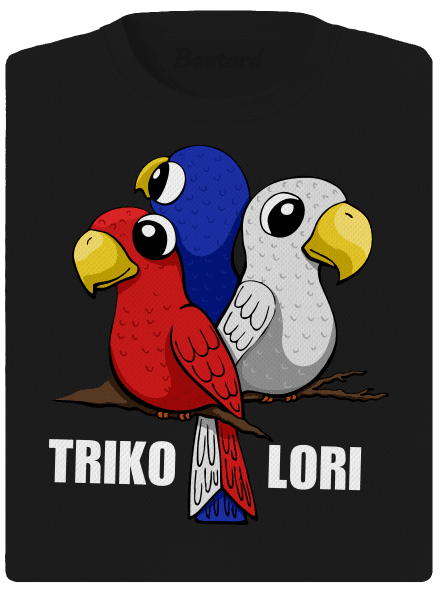 Trikolori dámské sportovní tričko Black