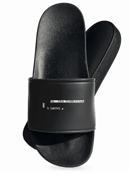 5 Samyc pantofle Black