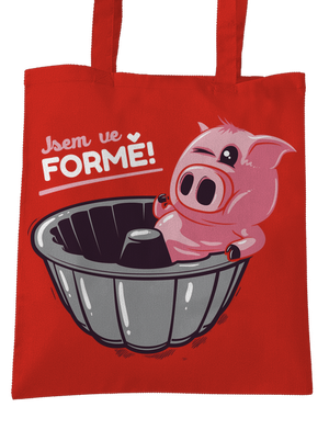 Ve formě taška Bright Red