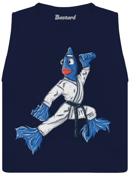 Bojovnice dámské tílko volné Navy