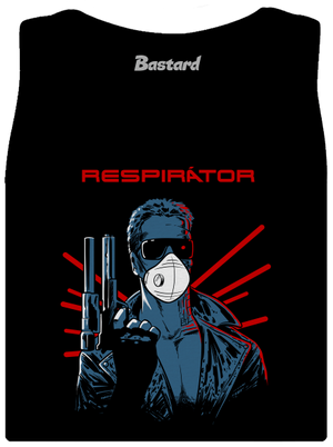 Respirátor dámské tílko klasické Black