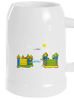 Bitva o hrad půllitr White