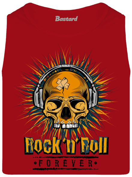 Rock'n'Roll forever pánské tílko Red