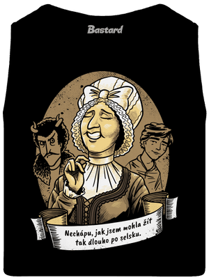 B14: Dorota Máchalová pánské tílko Black