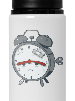 Budíček lahev na vodu White