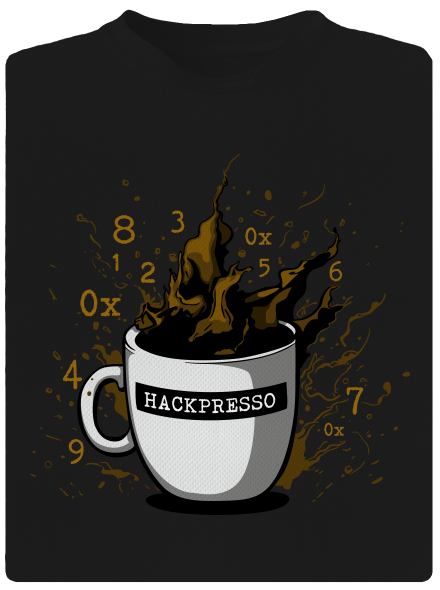 Hackpresso  pánské sportovní tričko Black
