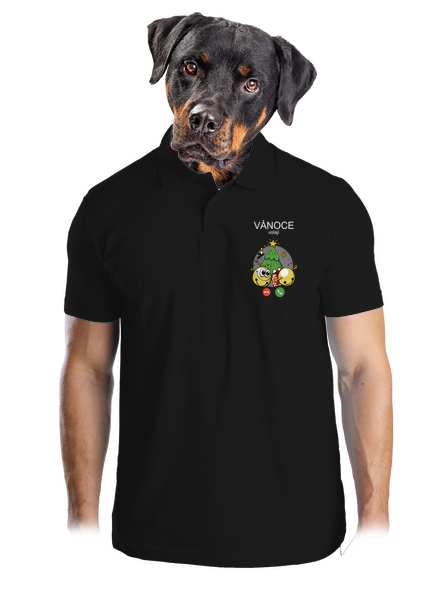 Vánoce volají pánská polokošile Black