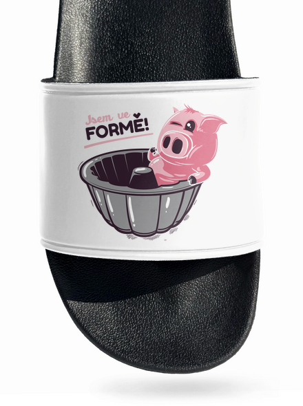 Ve formě pantofle White