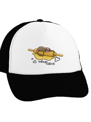 Miluju válení kšiltovka truckerka Black cap