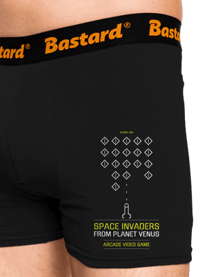 Space Invaders boxerky Black
