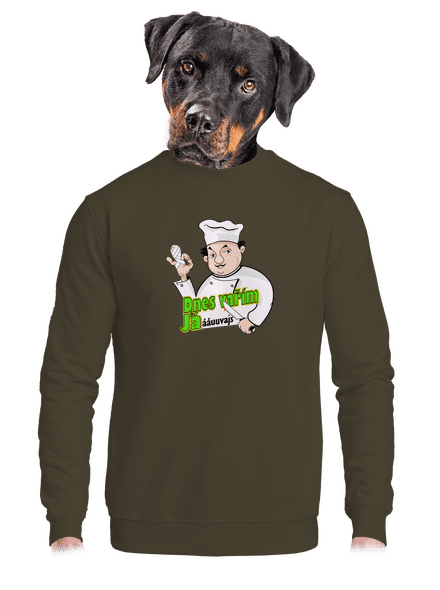 Dnes vařím já unisex mikina bez kapuce Urban Khaki