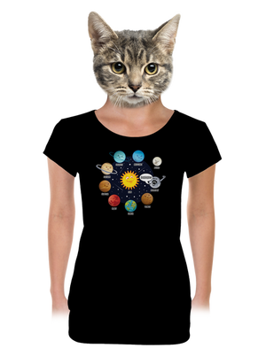 Mercury dámské tričko s lemem Black