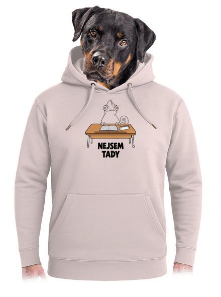 Nejsem tady unisex mikina premium Rose Chalk