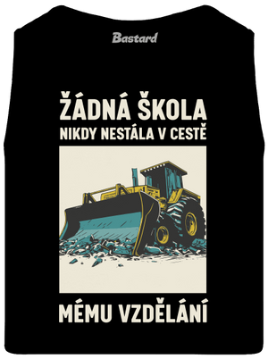 Žádná škola pánské tílko Black