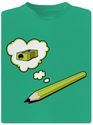 Tužka a Ořezávátko pánské sportovní tričko Mint Mal