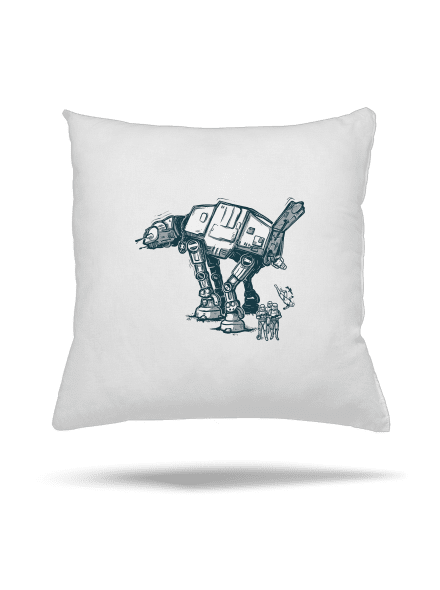 AT-AT polštář White