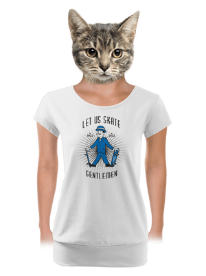 dámské tričko s lemem