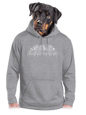 Cimrman: Debil, blbeček pánská mikina klokanka Light Melange