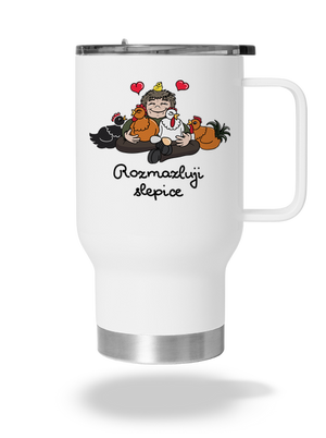 Rozmazluji slepice termohrnek White