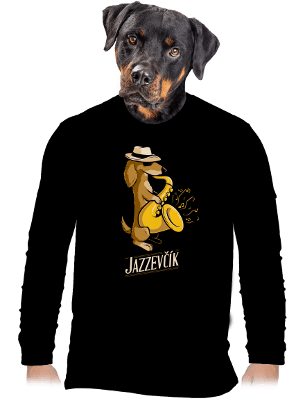 Jazzevčík pánské dlouhý rukáv Black