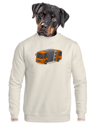 unisex mikina bez kapuce