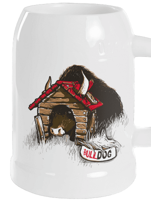 Bulldog půllitr White