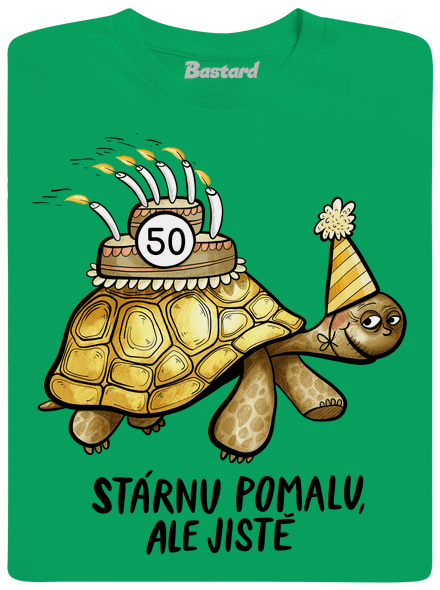 Stárnu pomalu dětské tričko Kelly Green