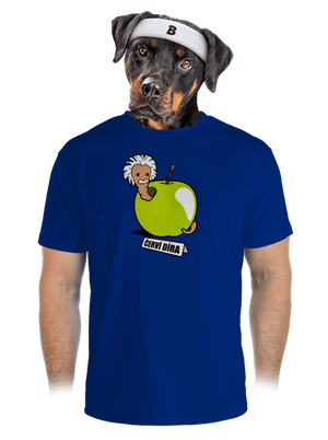 Červí díra pánské sportovní tričko Royal Blue Mal